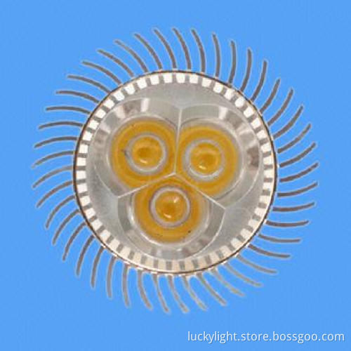 6W High-power GU10 LED Bulb with High-lumen with 50 x 50mm Size